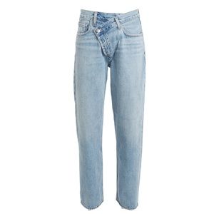 AGOLDI Criss Cross Upsized Jeans